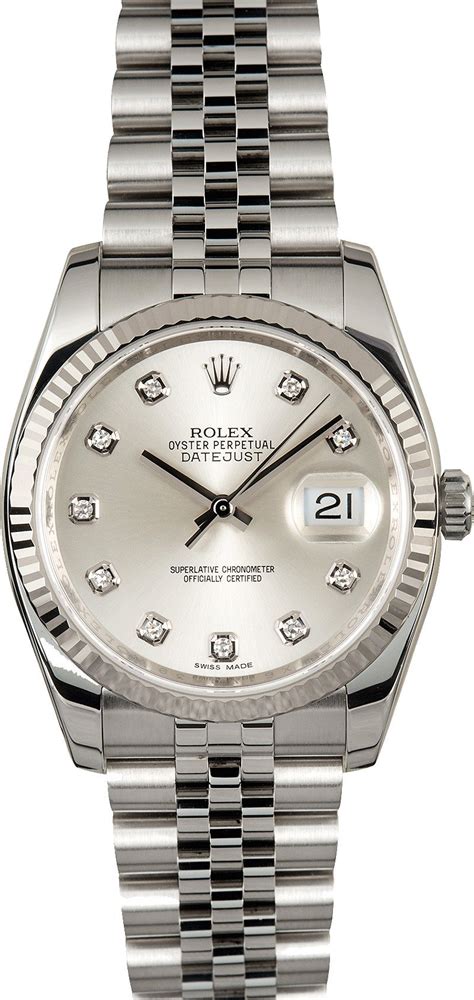 rolex datejust silver dial street style men|rolex datejust silver diamond bezel.